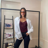 Camicia in raso super