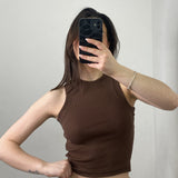Canotta top multicolor