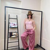 Pantalone satin