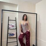 Pantalone satin
