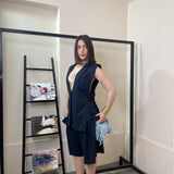 Tailleur gilet&bermuda