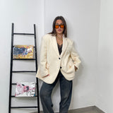 Giacca cappotto lama