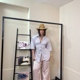 Pantalone satin