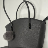 BAG POMPON GREY