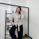 Camicia girl cravatta