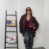 Giacca cappotto lama