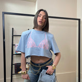 Maglia air bag crop