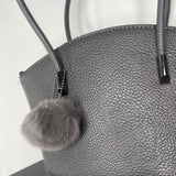 BAG POMPON GREY