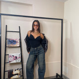 Jeans sabbiato lace