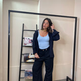 Pantalone lino elegante