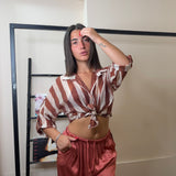 camicia righe velata