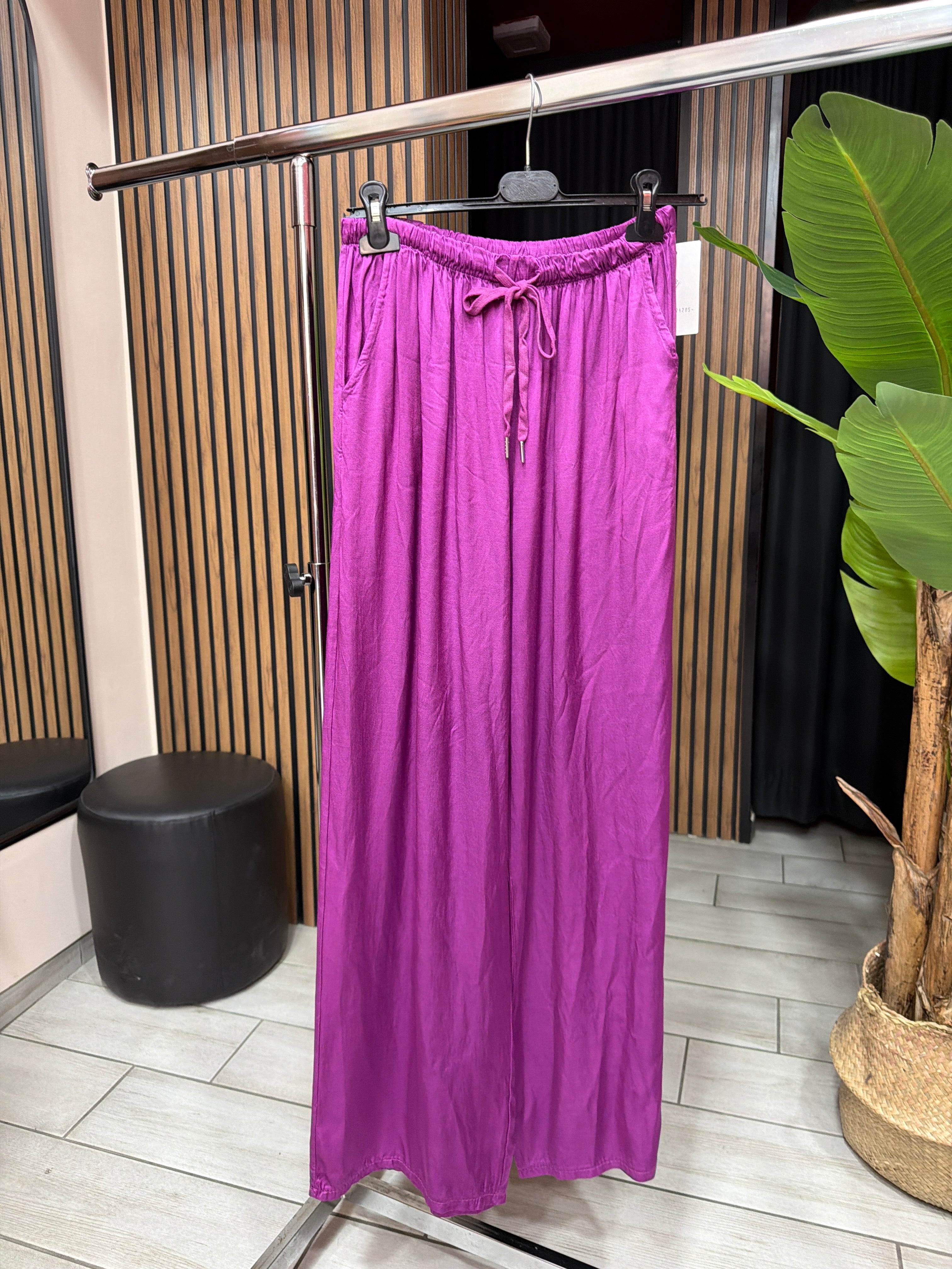 Pantalone satin