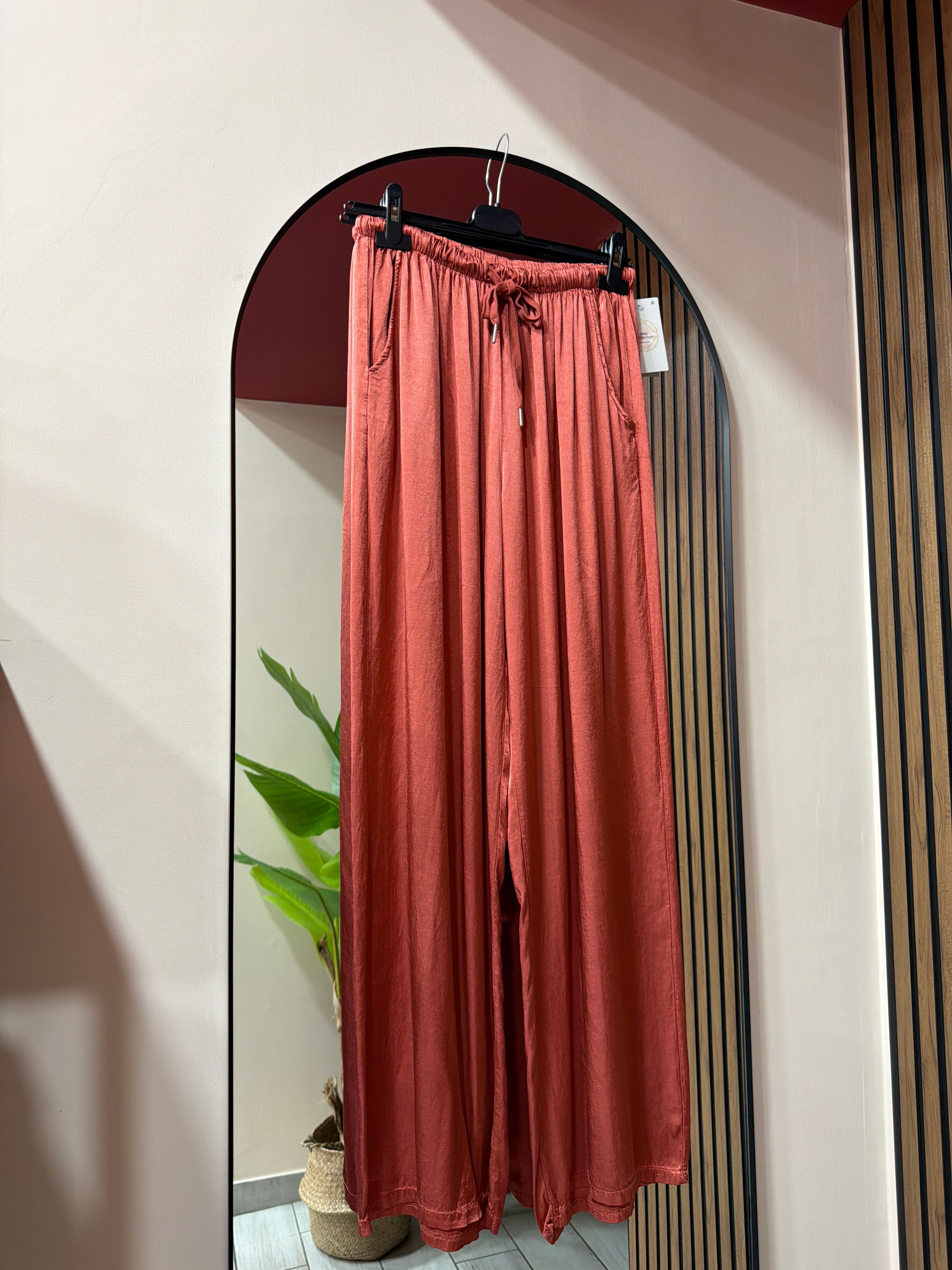 Pantalone satin
