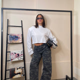 Jeans mimetico grigio