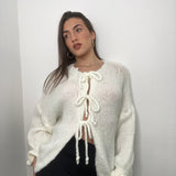 CARDIGAN FIOCCHI BIANCO