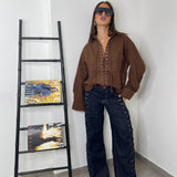 Jeans stringhe