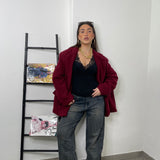 Giacca cappotto lama