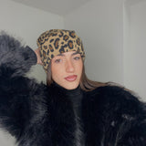 CAPPELLO BERRETTO LEOPARDATO