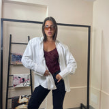 Camicia in raso super