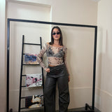 Pantalone ecopelle strong