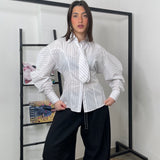 Camicia girl cravatta