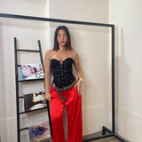 Pantalone satin