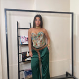 Pantalone satin