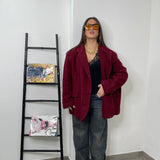 Giacca cappotto lama