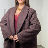 Giacca cappotto lama