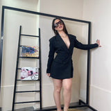 Blazer abito gessato