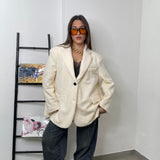 Giacca cappotto lama