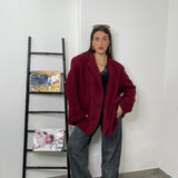 Giacca cappotto lama