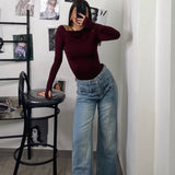 DENIM WIDE LEG