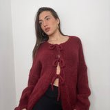 CARDIGAN FIOCCHI BORDEAUX