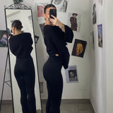 LEGGINS FASCÈ NERO