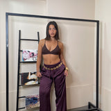 Pantalone satin