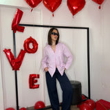 Camicia rosa riservata