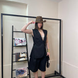 Tailleur gilet&bermuda