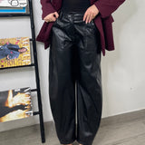 Pantalone in ecopelle