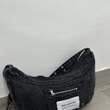 BORSA DENIM SCURO