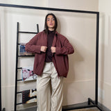 Camicia quadri bordeaux