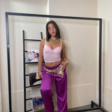 Pantalone satin
