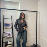 Jeans sabbiato lace