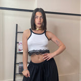 Canotta duo pizzo