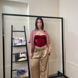 Pantalone satin