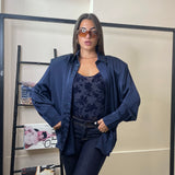 Camicia in raso super