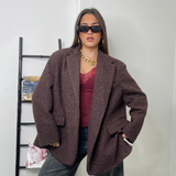 Giacca cappotto lama